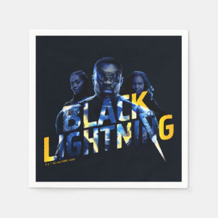 Servilleta De Papel Gráfico de Héroes de Black Lightning