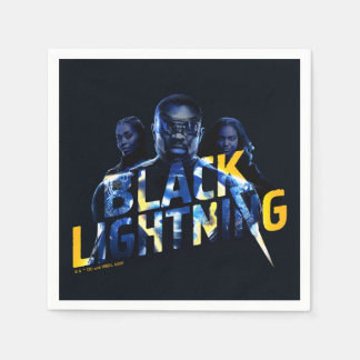 Servilleta De Papel Gráfico de Héroes de Black Lightning