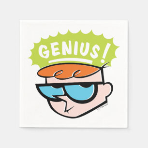Servilleta De Papel Gráfico de llamadas "Genius" de Dexter