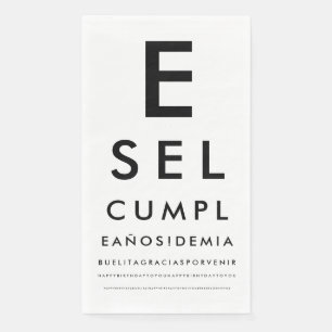 Servilleta De Papel Gráfico de ojo de oftalmología personalizado