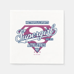 Servilleta De Papel Gráfico de superchica Metropolis Sports Athletics