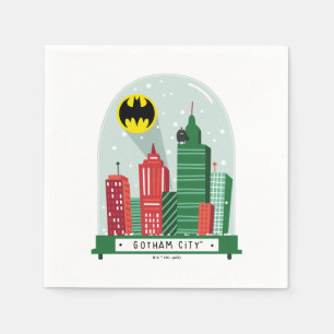 Servilleta De Papel Gráfico del globo de nieve Batman Gotham City™