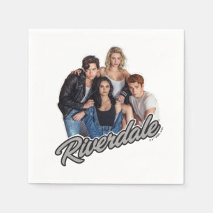 Servilleta De Papel Gráfico del grupo Retro Riverdale