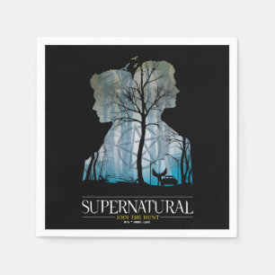 Servilleta De Papel Gráfico supernatural del bosque Winchester Bros