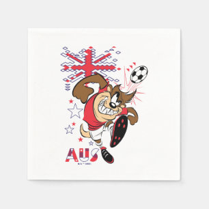 Servilleta De Papel Gráficos de fútbol del equipo TAZ™ Australia