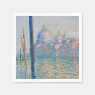 Servilleta De Papel Gran Canal Monet Venecia Italia Pintura Clásica