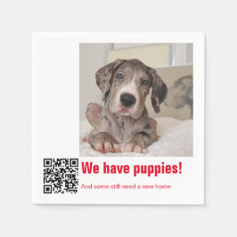 Servilleta De Papel Gran Dane Puppy a la venta