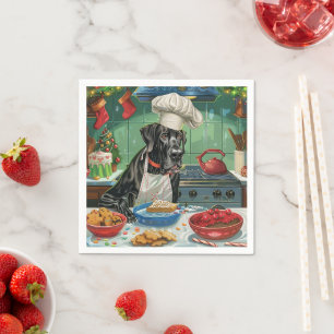 Servilleta De Papel Gran Fiesta de Danés: Navidades festivos