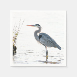 Servilleta De Papel Gran garza azul - vadeo