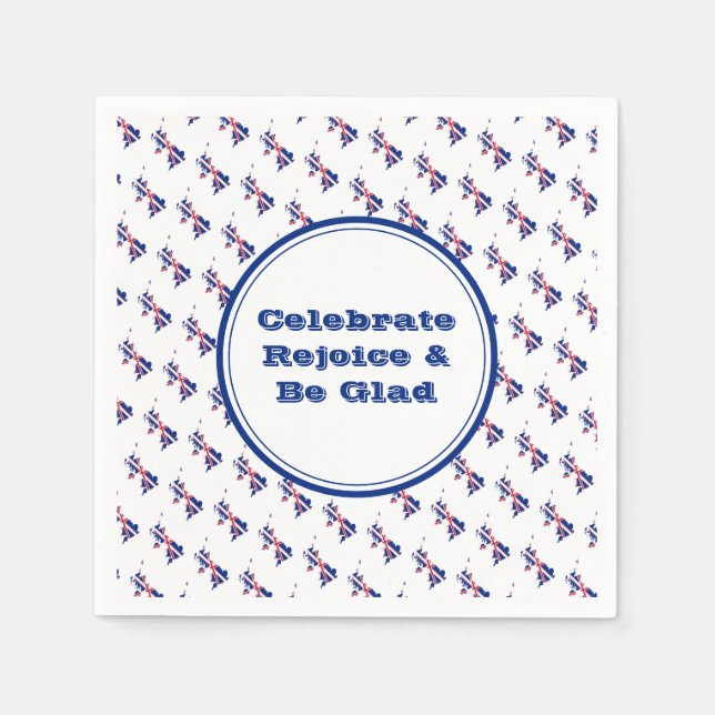 Servilleta De Papel GRAN GRAN BRETAÑA Personalizada del Reino Unido ce (Anverso)