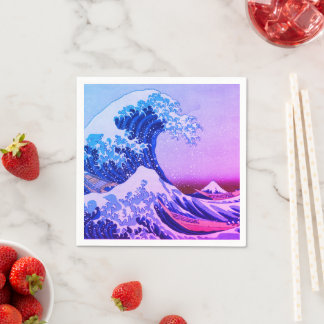 Servilleta De Papel Gran ola de Kanagawa y arte japonés/Japón