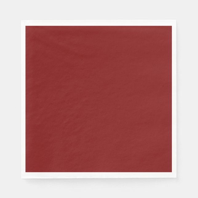 Servilleta De Papel Granate, color rojo oscuro, (Anverso)