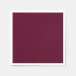Servilleta De Papel Granate simple minimalista