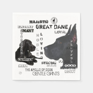 Servilleta De Papel Grandes daneses majestuosos