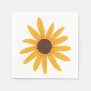 Servilleta De Papel Grandes Nápoles De Papel De Girasol Amarillo