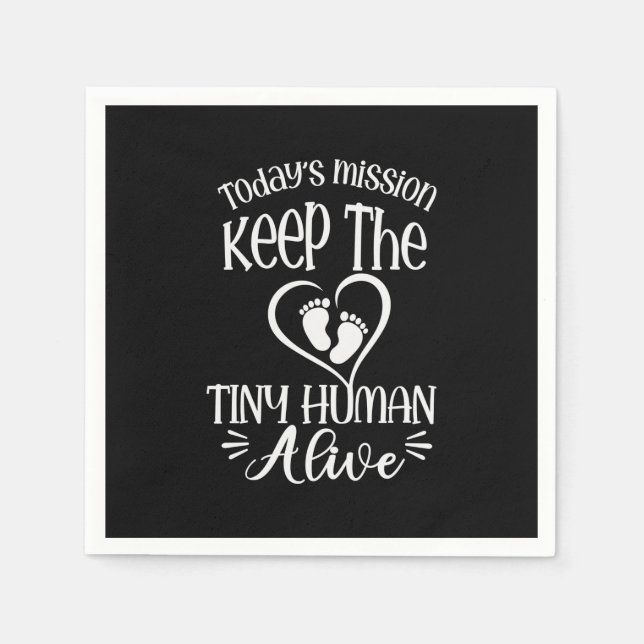 Servilleta De Papel Grandfather Quotes | Keep The Tiny Human Alive (Anverso)