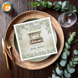 Servilleta De Papel Granja de Mercado Estante de Bienvenida a la Despe