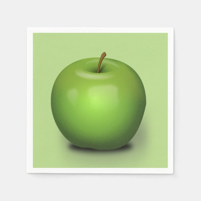 Servilleta De Papel Granny Smith Apple (Anverso)