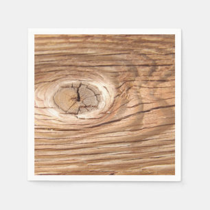 Servilleta De Papel Grano de madera Knothole