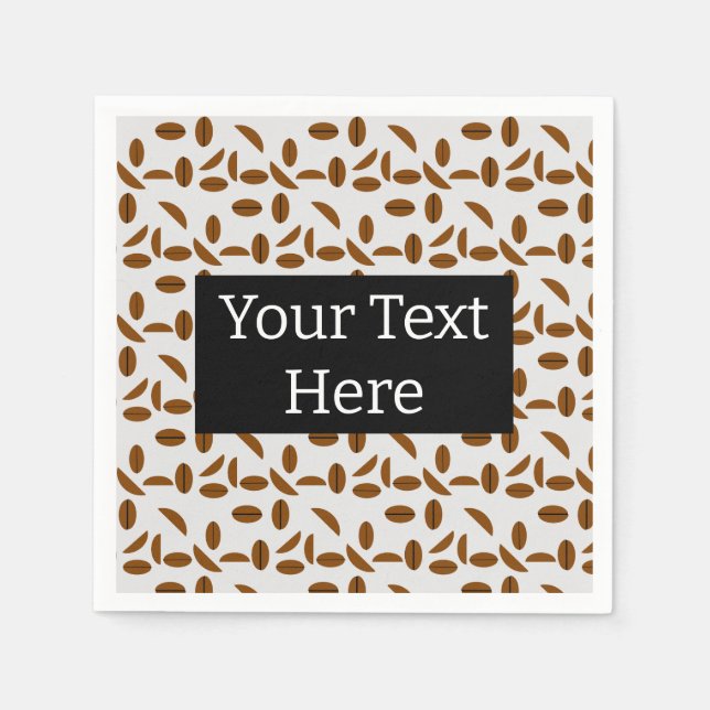 Servilleta De Papel Granos de café (Anverso)