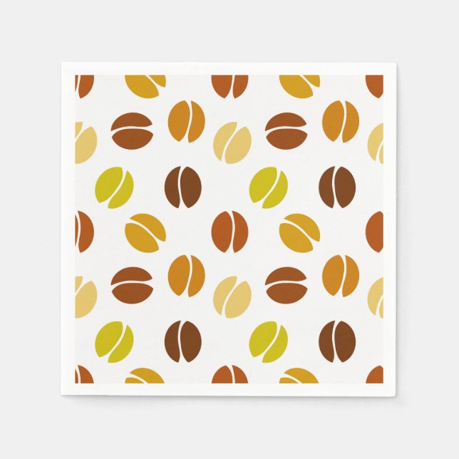 Servilleta De Papel Granos de café (Anverso)