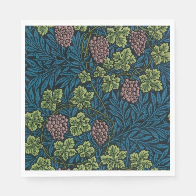 Servilleta De Papel Grapevine (por William Morris) (Anverso)