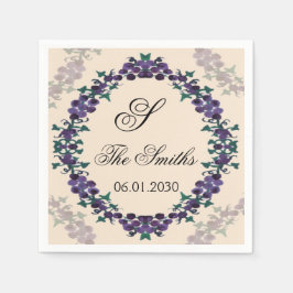 Servilleta De Papel Grapevine Wreath Boda