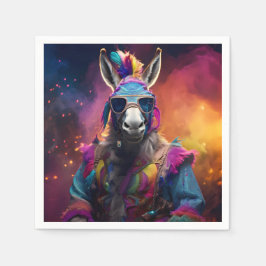 Servilleta De Papel Grasas azules de burro