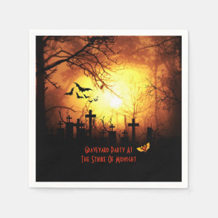 Servilleta De Papel Graveyard Fiesta Halloween