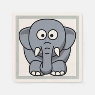 SERVILLETA DE PAPEL GRAY ELEPHANT