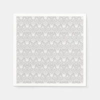 Gray Shabby Chic Vintage Baby Shower