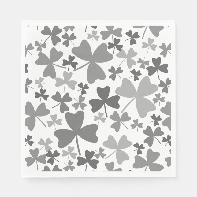Servilleta De Papel Gray Shamrock (Anverso)