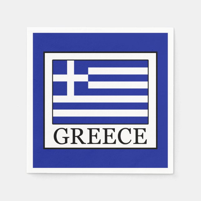 Servilleta De Papel Grecia (Anverso)