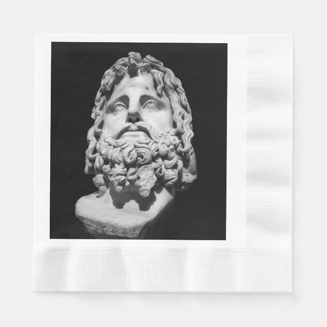 Servilleta De Papel Greco Roman Bust (Anverso)