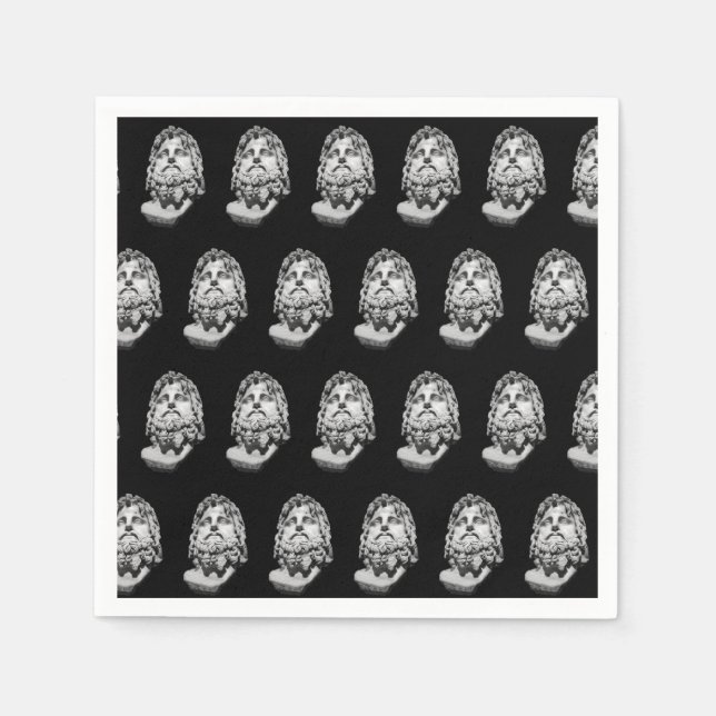 Servilleta De Papel Greco Roman Bust (Anverso)