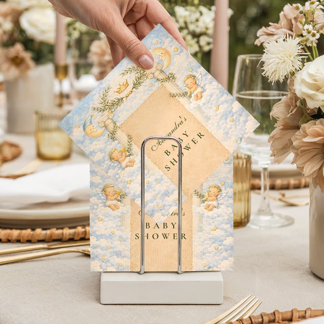 Servilleta De Papel Greek Classic Columns Baby Shower (Subido por el creador)