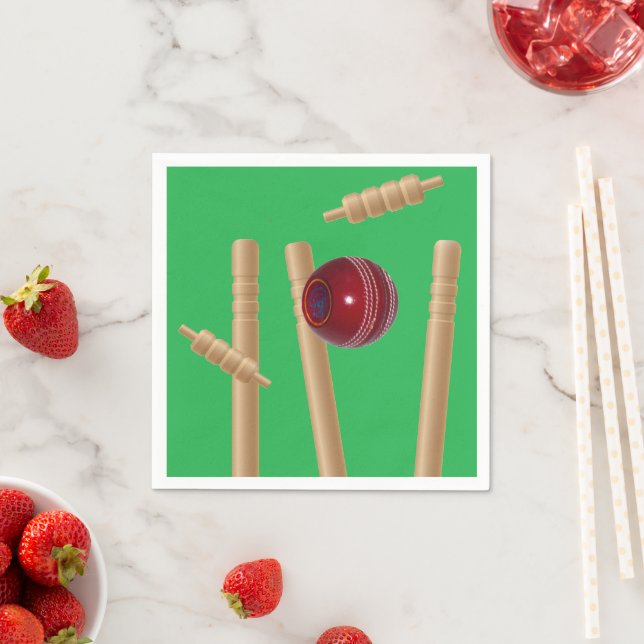 Servilleta De Papel Green Bowl En Cricket, (In situ)