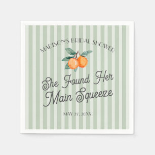 Servilleta De Papel Green Cutie Main Squeeze Citrus Brillante Ducha