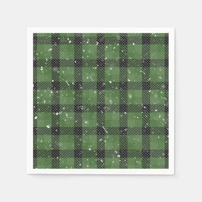Servilleta De Papel Green family christmas wallpaper (Anverso)