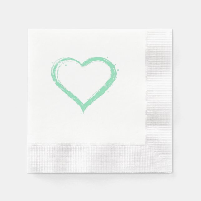 Servilleta De Papel Green Heart Essential (Anverso)