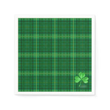 Green Plaid Con Shamrock