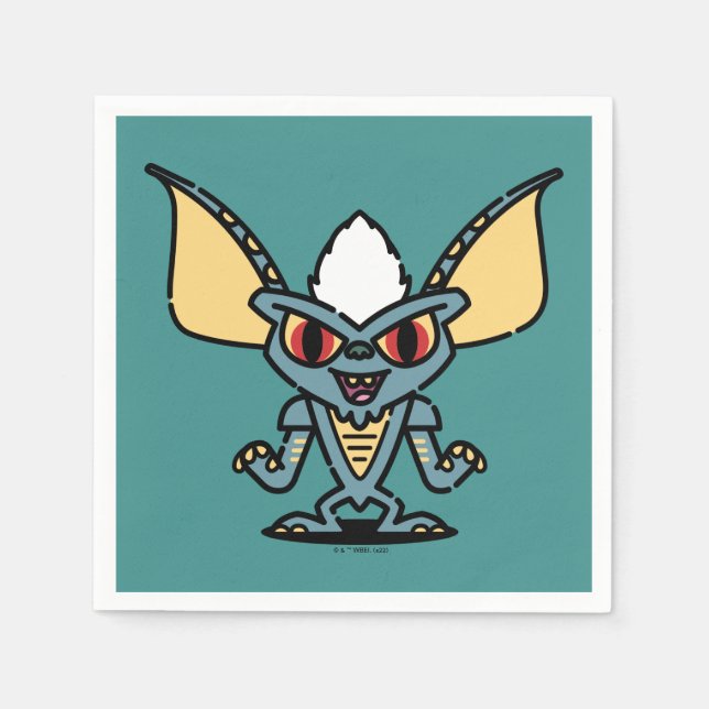 Servilleta De Papel Gremlins | Stripe Cute Comic Character (Anverso)