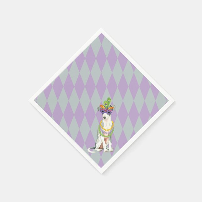 Servilleta De Papel Greyhound italiano Mardi Gras (Borde)