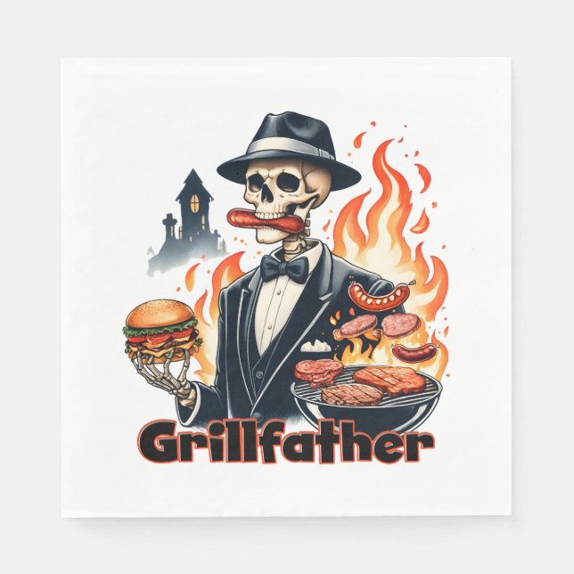 Servilleta De Papel Grill Father (Anverso)