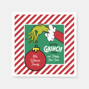 Servilleta De Papel Grinch   Adorno Personalizado