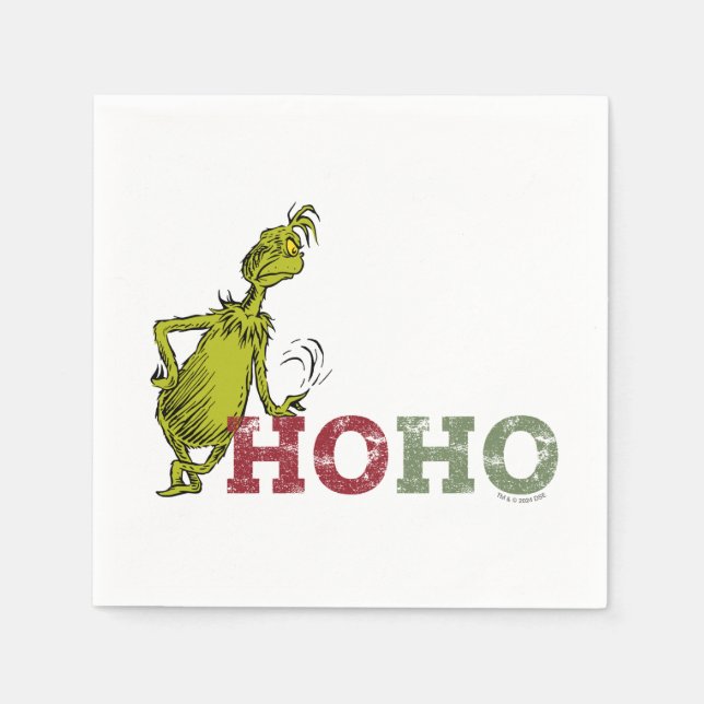 Servilleta De Papel Grinch | Ja Ja Ja (Anverso)