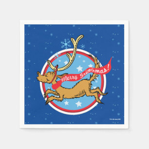 Servilleta De Papel Grinch   Máx. Merry Grinchmas!