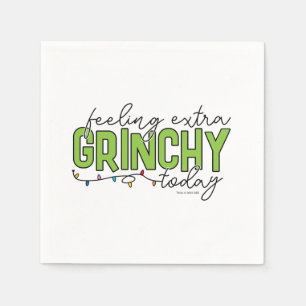 Servilleta De Papel Grinch Me siento extra gruñón hoy 4