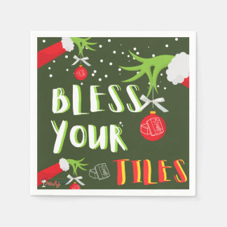 Servilleta De Papel GRINCHY Mahjong bendice tus pañales