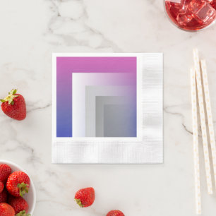 Servilleta De Papel Gris azul de Fuchsia